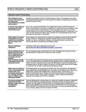 Fillable Online Fmla Frequently Asked Questions Faq Fax Email Print