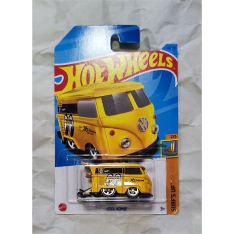 Hot Wheels Kool Kombi Mooneyes Yellow Jpn Card Shopee Malaysia