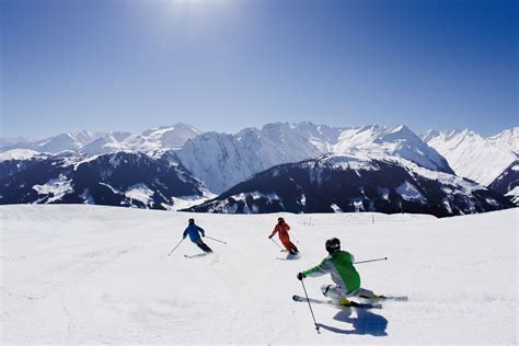 Skifahren Im Sommer Hintertuxer Gletscher Zillertal