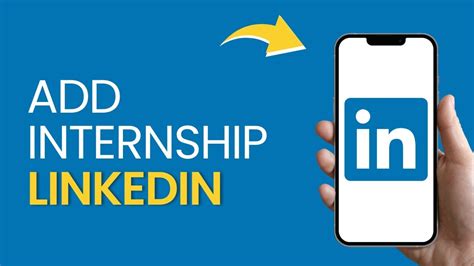 How To Add Internship Linkedin Profile Updated Youtube