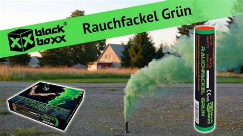 Blackboxx Rauchfackel Grün YouTube