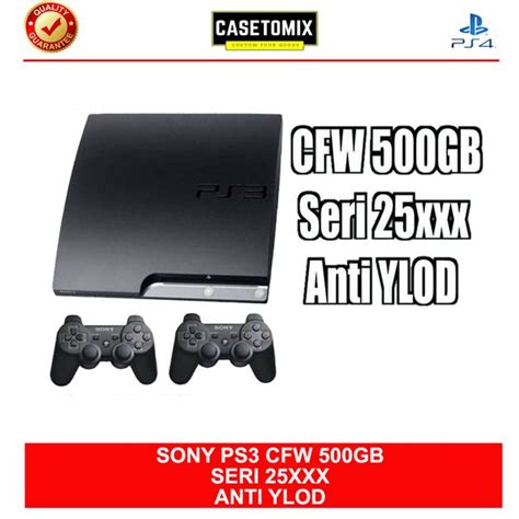 Jual SONY PS3 SLIM CFW Playstation 3 500 GB Putih Di Lapak Casetomix