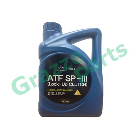 Kia Hyundai Atf Sp Iii Sp Auto Transmision Fluid Litres Shopee