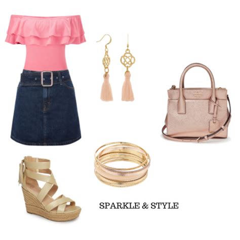 spring lookbook sparkle style