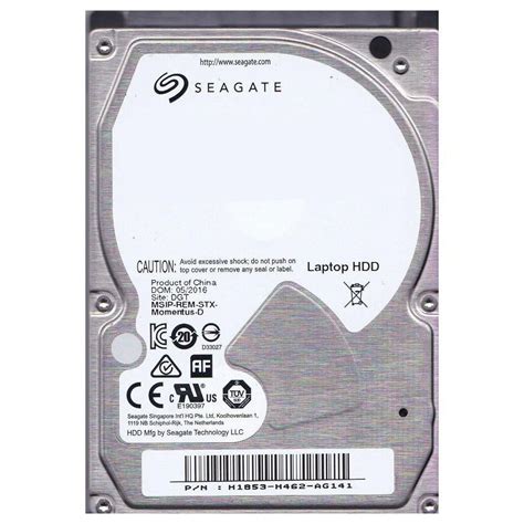 Disco Duro Interno Seagate Tb Para Laptop Sata Rpm Dd Tech