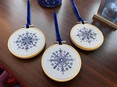 Fo Snowflake Ornaments Pattern From Createyourdesire On Etsy