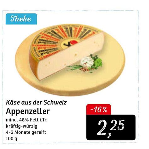 Käse Aus Der Schweiz Appenzeller Angebot bei KONSUM