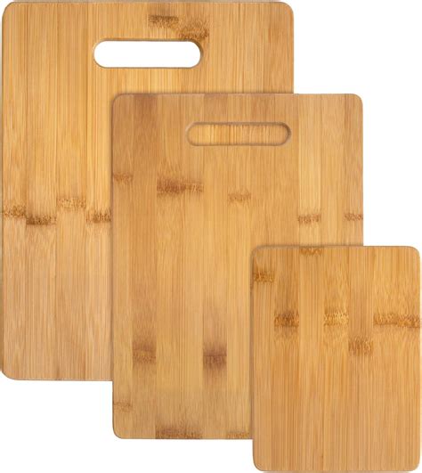 Totally Bamboo Set De 3 Tablas Para Cortar De Bamboo Amazon Mx