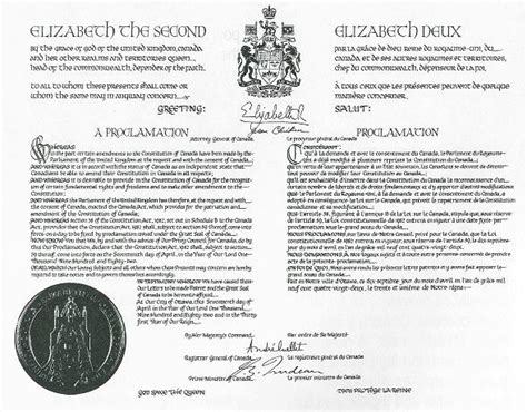 Canadainfo Government Federal Constitution