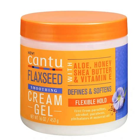 Cantu Flaxseed Smoothing Cream Gel 16oz Zoja