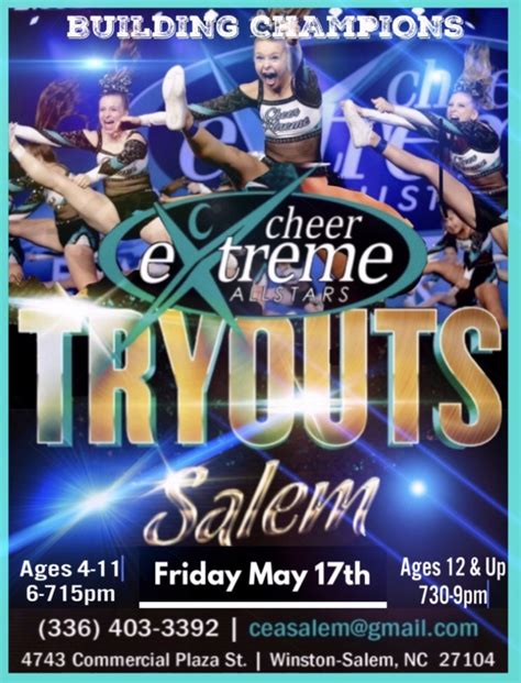 TRYOUTS 2019 - Cheer Extreme Allstars