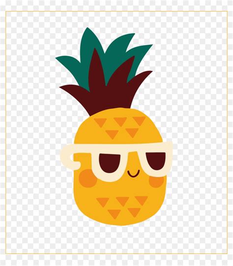 Pineapple Emoji Wallpaper