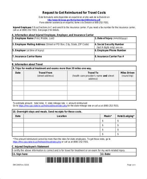 Workers Comp Mileage Reimbursement 2024 Amity Beverie