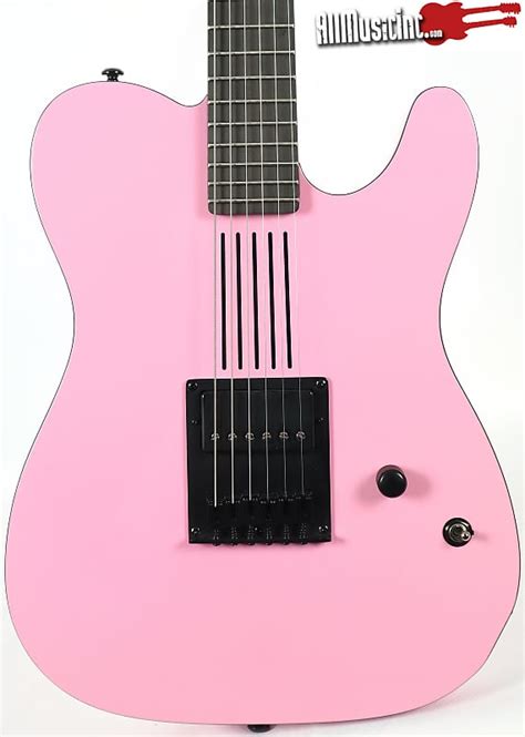 Schecter Machine Gun Kelly Pt Tele Downfall Pink