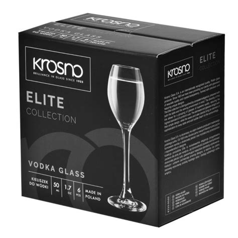 Linia Casual Kpl 6 Szt Kieliszków Do Wódki 50 Ml Fason Elite 8235