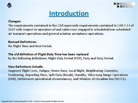 Understanding Dgca Car A Generic Interpretation Flight Duty