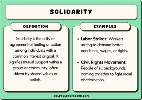 Solidarity Examples