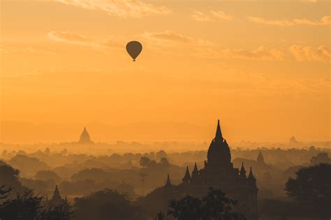 Bagan Sunrise - Poster - On Trails - Overland Travel and Photography