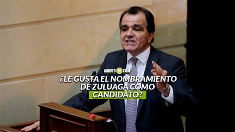 ¡atención Óscar Iván Zuluaga Le Ganó A Cabal Y Es El Candidato Del Centro Democrático Minuto30