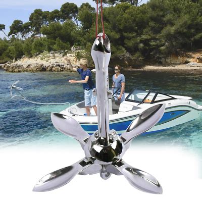 Grapnel Anchor Boat Stainless Steel Kayak Folding Dinghy Kg