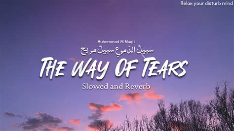 The Way Of Tears Slowed And Reverb Very Relaxing Nasheed Muhammad