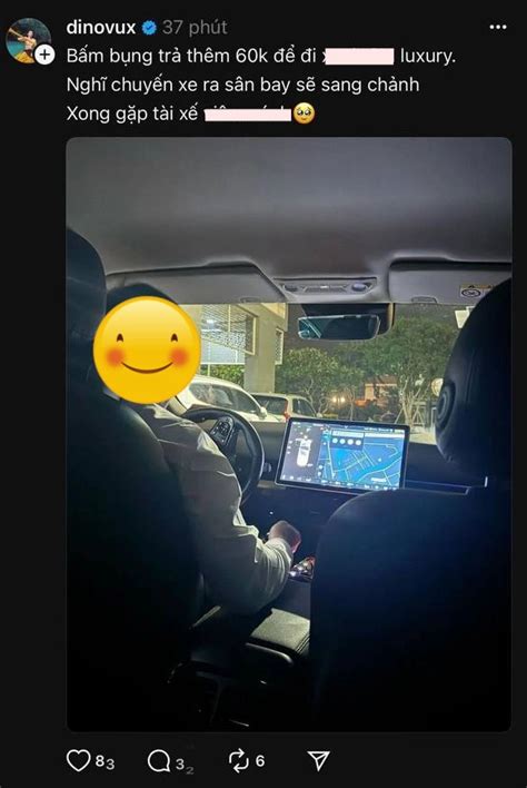 Dino Vũ chụp lén tài xế rồi chê mùi cơ thể netizen chỉ trích gay gắt Hot KOLs Đời sống VGT TV