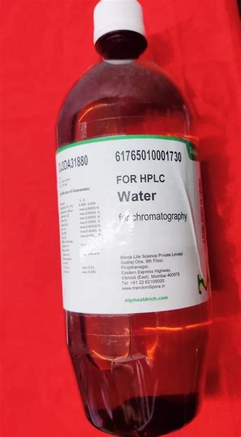 Hplc Grade Water At Best Price In Mumbai By Kiran Traders ID