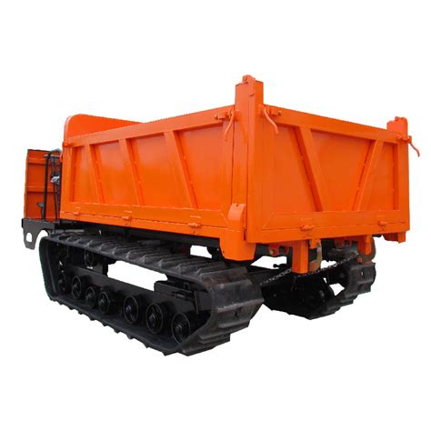 3t Heavy Rubber Crawler All Terrain Gasoline Dumper Transporter China