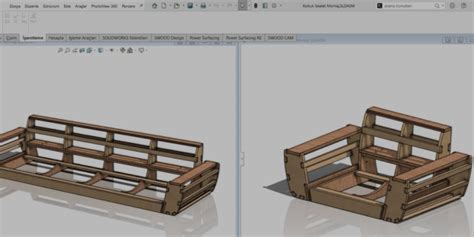 SWOOD 3D Mobilya Tasarım ve Üretim Programı CAD CAM Nesting TEKYAZ