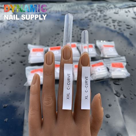 [updated] Extra Extra Long Xxl C Curve Nail Tips Box 500 Pcs In 10 Dynamic Nail Supply