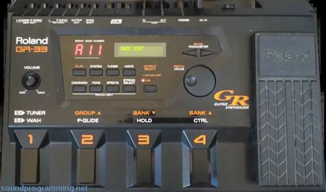 Roland GR-33 | Sound Programming