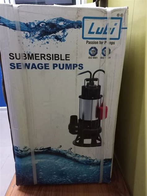 3 7M LUBI SEWAGE SUBMERSIBLE PUMP 1HP 400 Lpm At Rs 13000 Piece In