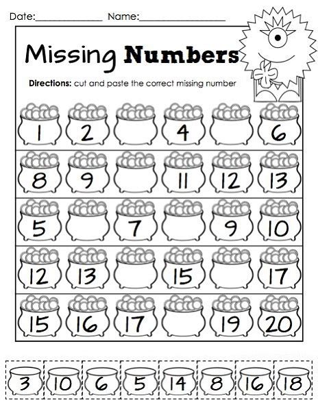 Kindergarten Math Worksheets 2018 Learning Printable