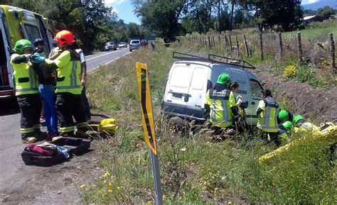 Cuatro lesionados dejó un accidente carretero en Cunco