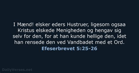 Den August Dagens Bibelvers Da Efeserbrevet