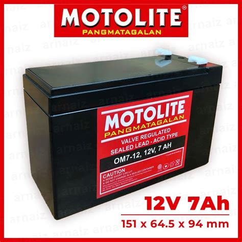 Motolite Ups Battery V Ah Hr Om Volts Ampere Rechargeable