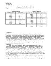 Chem Al Experiment A Docx Tristan Lewis Ta Yuting Hu Experiment