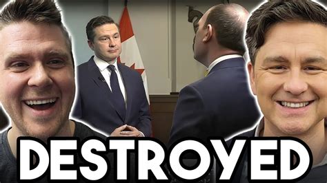 I Have To Correct You Pierre Poilievre Destroys Woke Reporter Youtube