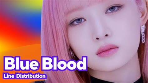 Updated IVE Blue Blood Line Distribution Dyka K YouTube