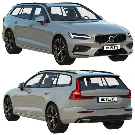 Volvo V60 - 3D Model for VRay