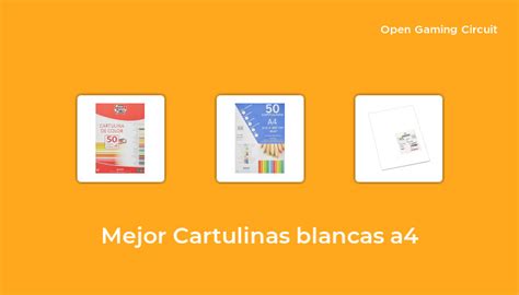 Mejor Cartulinas Blancas A En Seg N Expertos De