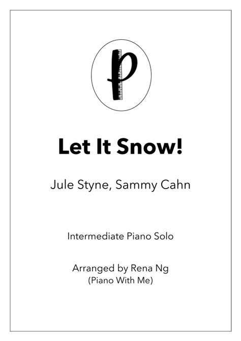 Let It Snow Let It Snow Let It Snow Sheet Music Jessica Simpson