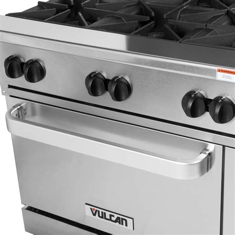 Vulcan 36s 6bn 6 Burner Natural Gas Range 36 W Standard Oven Base