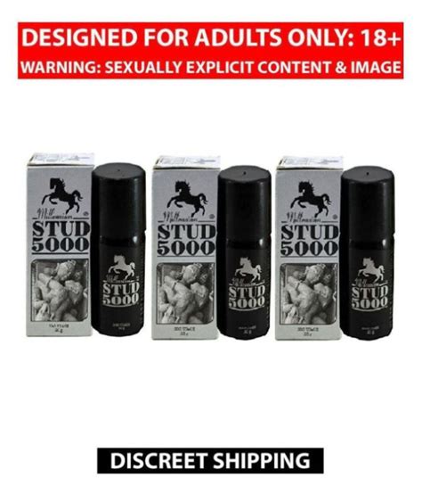 Buy Millennium Stud 5000 Delay Spray for Men Pack of 3 Pieces of 20gm ...