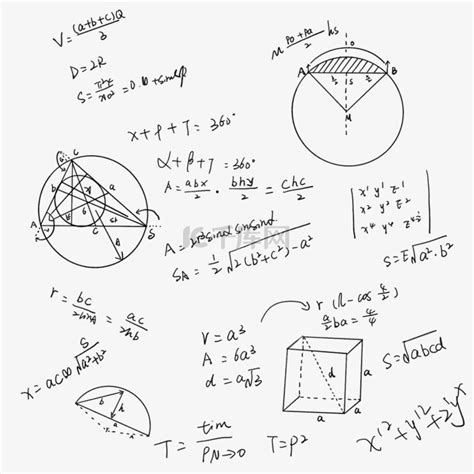 数学符号公式底纹素材图片免费下载 千库网