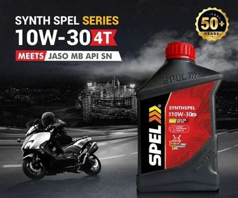 Full Synthetic Spel W T Four Stroke Engine Oil Can Of Litre