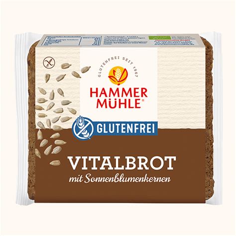 Vitalbrot Mit Sonnenblumenkernen Glutenfrei Hammerm Hle