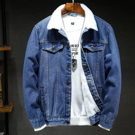 Warm Fleece Denim Jackets Man Chaquetas Hombre Streetwear Jean Men Jacket And Coat Winter