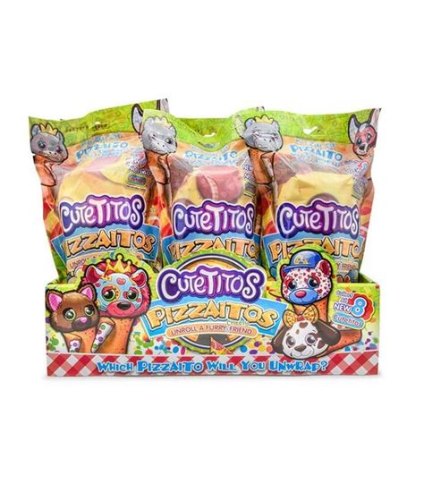Cutetitos Fruititos Pizzaitos Rolls Plush Assorted Target Australia