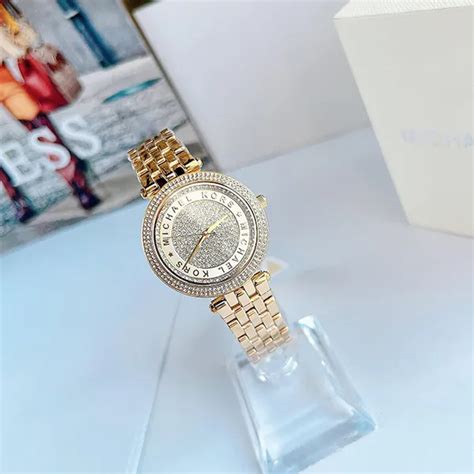 Đồng Hồ Nữ Michael Kors MK Darci Gold Tone Womens Watch MK4673 Màu Vàng